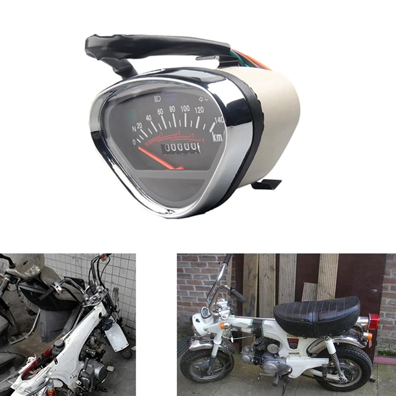 10X Мотоциклетный счетчик Одометр Датчик Подсветка ЖК-дисплей Цифровой индикатор Инструмент для винтажной Honda DAX 70 Jialing70