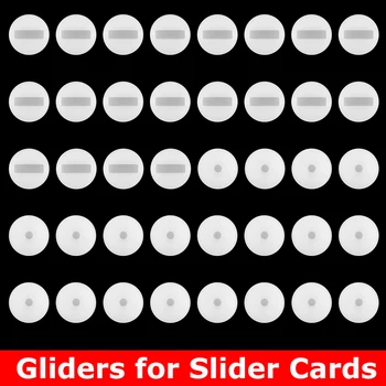 1,2 см Планеры с двусторонними клейкими кругами Вращающийся скользящий трек Слайдер Набор плашек для DIY Интерактивный слайдер Вращение карты