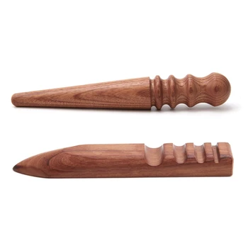 1 комплект Шлифовальный стержень из сандалового дерева DIY Кожаные инструменты Обработка кожи Шлифовка кромок Шлифовальный инструмент