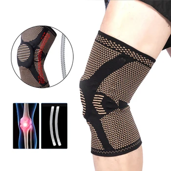 1 пара профессиональных спортивных компрессионных коленных бандажей для облегчения артрита боли в суставах передней крестообразной связки MCL Разрыв мениска после операции