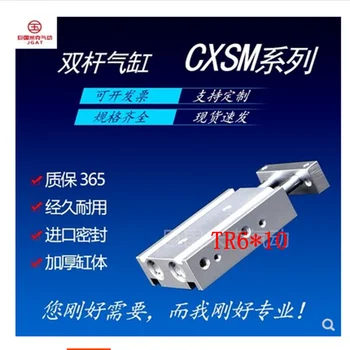 1 шт. Серия CXSM Двухстержневой пневматический пневматический цилиндр из нержавеющей стали с двойным валомCXSM6 * 10 TR6 * 10