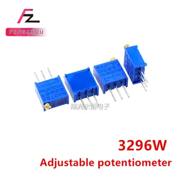 10Pcs 3296 потенциометр Комплект высокоточных переменных резисторов 3296 Вт
