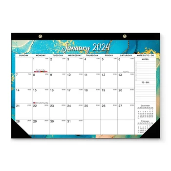 2024 Календарь Doodle Подвесной настенный календарь Настольный календарь 16,9X12 дюймов Простая установка Простота в использовании