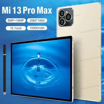 2024 Новый оригинальный планшет Mi 13 Pro Max 16G + 512 ГБ Android ПК Планшеты 10,1 дюйма 10000 мАч ПК Планшеты Global 5G Двойная SIM-карта