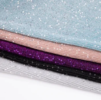 5 ярдов трикотажная эластичная ткань с пайетками, подходящая для одежды латиноамериканских танцев Skarkle Glitter Shine Ткань DIY Шитье Платье Tissus