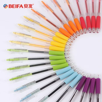 6Pcs/Set youpin BEIFA Candy Gel Pen 0,5 мм Цветные чернила Синий/Зеленый/Фиолетовый/Красный/Оранжевый ручка Канцелярские принадлежности stylo Для журнальных принадлежностей