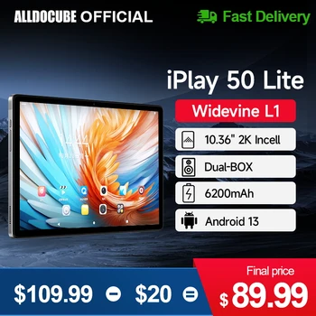 Alldocube iPlay 50 Lite Планшет 10,4 дюйма 2K Экран Android13 4 ГБ ОЗУ 128 ГБ ПЗУ Восьмиядерный процессор Динамик Dual-BOX iPlay50 Lite