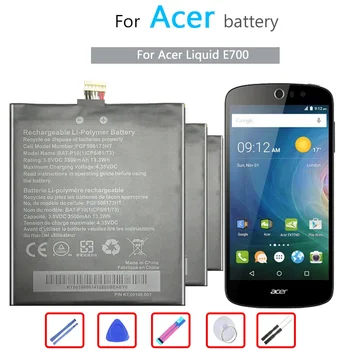 BAT-P10 Запасной аккумулятор мобильного телефона для Acer Liquid E700 Triple, E39 PGF506173HT 3500 мАч