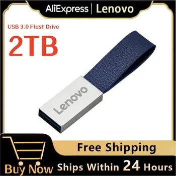 Lenovo USB Flash Drive 2 ТБ Флэш-накопитель 128 ГБ Mini High Speed U Disk Портативный портативный диск USB Memoria 1 ТБ 512 ГБ 256 ГБ USB Память