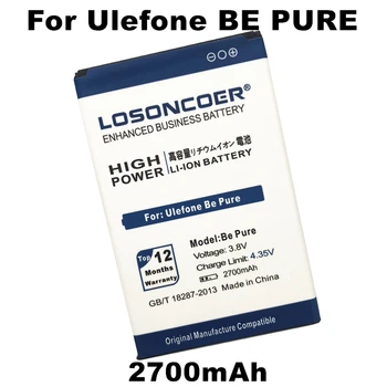 LOSONCOER Be Pure 2700 мАч для аккумуляторов смартфонов Ulefone + Быстрое прибытие