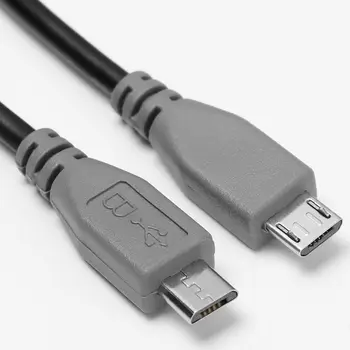 Micro USB Male To Micro USB Male 5-контактный OTG Преобразователь Адаптер Свинец Кабель для передачи данных Зарядный шнур для телефона Планшет