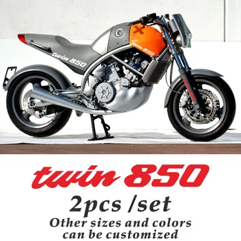 NEW Наклейка на топливный бак мотоцикла, шлем MOTO, водонепроницаемый светоотражающий логотип для yamaha twin850 moto наклейка twin850