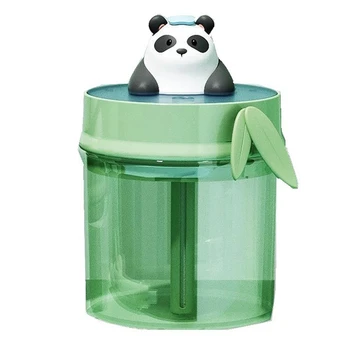 Panda High Capacity USB Maker Атомайзер Mutte Ультразвуковой увлажнитель воздуха Для детей Подарок Зеленый