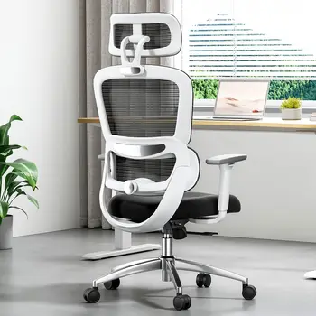 Soohow Эргономичное кресло для домашнего офиса,Эргономичный настольный стул с поддержкой спины,3D-подлокотник и регулируемый подголовник,Сетка с высокой спинкой