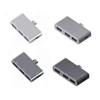 Type-C HUB USB C Multi Splitter 4 В 1 4-портовый адаптер быстрой зарядки USB 2.0 для ноутбуков MacBook QXNF