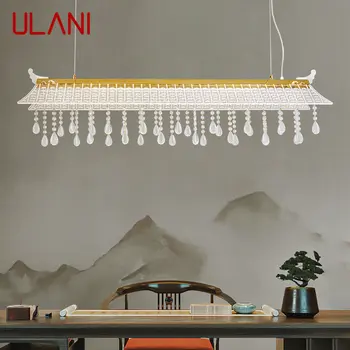 ULANI Современный подвесной светильник Роскошный креативный хрустальный потолок LED 3 цвета Люстра для дома Чайный домик Столовая