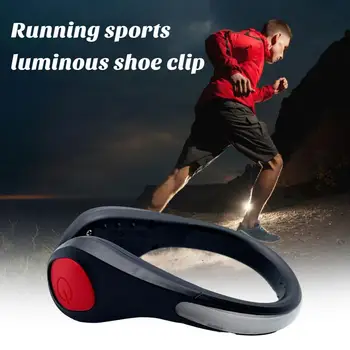 Аксессуары для обуви с подсветкой Зажимы для обуви для бегунов повышают безопасность ночного бега с помощью U-образных кроссовок Фонари для хип-хопа на открытом воздухе