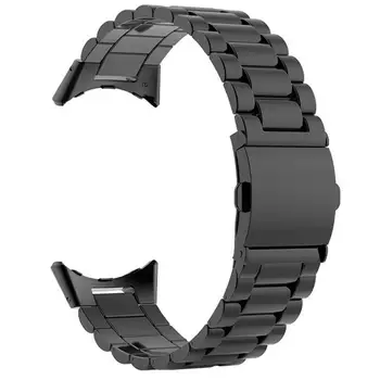  Без зазоров Классическая пряжка Металлический ремешок из нержавеющей стали для Google Pixel Watch Band Для пиксельных часов Ремешки Браслет Smart Watchband