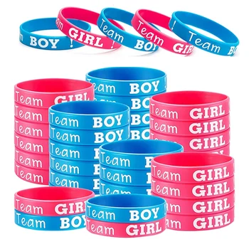 Браслеты для раскрытия пола, включая браслеты для мальчиков и девочек для вечеринки по раскрытию пола (40 штук)