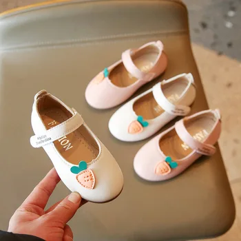  Девочки Принцесса Платье Обувь Детская кожаная обувь Размер 21-35 Обувь для малышей Детская обувь с мягкой подошвой Школьная обувь