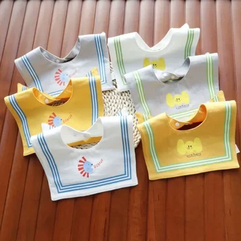 Детское слюнявое полотенце рафинированное хлопковое впитывающее детское нагрудник маленькое облако для мальчиков и девочек детское молоко против рвоты
