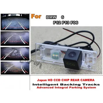 Для BMW 6 серии F12 F13 F06 Smart Tracks Chip Camera / HD CCD Интеллектуальная динамическая парковочная камера заднего вида
