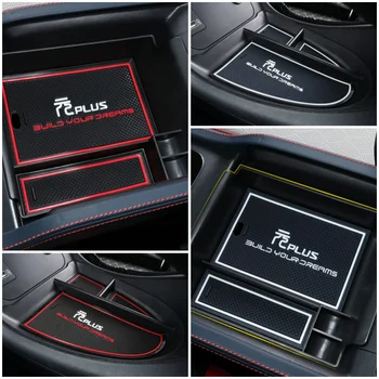 Для BYD Atto 3 Yuan Plus 2022 2023 Коробка для хранения внутренней двери автомобиля Фланелет Силикагель Модифицированные автоаксессуары