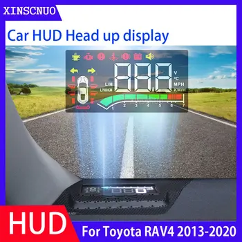 Для Toyota Wildlander / RAV4 2013-2017 2018 2019 2020 OBD Автомобильный HUD Проекционный дисплей Проектор Лобовое стекло