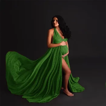 Женская фотография Реквизит Перспектива Платья для беременных Эластичное платье для беременности Студийная съемка Фотореквизит Baby Shower