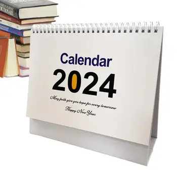 Настольный декор Настольный календарь на 2024 год Стационарный настольный календарь-2024 Календари Украшение офисного домашнего стола