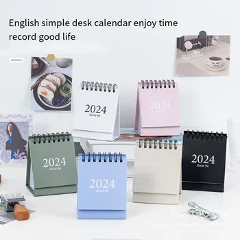 Настольный календарь Morandi на 2024 год Простая английская версия календаря Меморандум о плане бизнес-офиса
