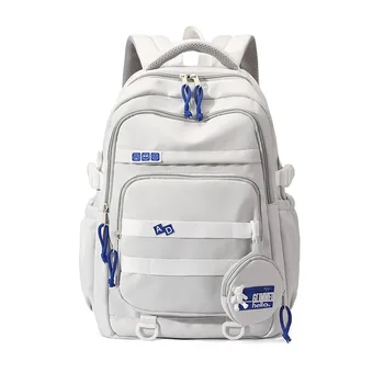 Новый водонепроницаемый нейлоновый женский рюкзак женский дорожный рюкзак рюкзаки школьная сумка для девочек-подростков однотонная книжная сумка мочила