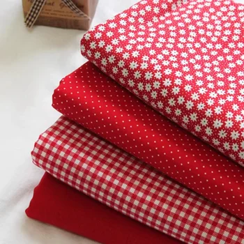Новый японский и корейский стиль хлопок лен клетчатая ткань однотонная скатерть подушка занавеска ткань для пикника утолщение диванной ткани