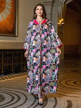 Рамадан Абая Дубай Кафтаны Африканские Турецкие Платья Джалабия Для Женщин Мусульманское Длинное Платье Халат Femme Musulmane Исламская одежда