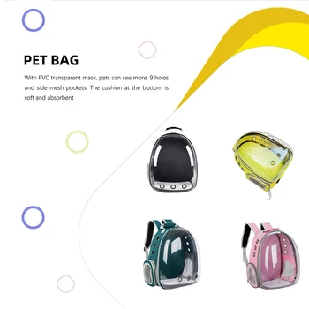  Рюкзак для переноски домашних животных большой емкости Дорожный рюкзак Регулируемая сумка