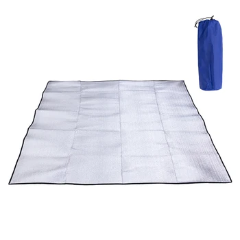 Сверхлегкий водонепроницаемый коврик для кемпинга Одеяло для пикника Пляжный матрас Спальный коврик Алюминиевая фольга EVA Foam Mat Палатка Спальный матрас