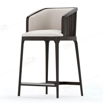  Современные кухонные барные стулья Расслабляющий эргономичный транспортировочный барный стул Спинка ресепшн Taburetes Altos Cocina Садовая мебель Наборы садовой мебели