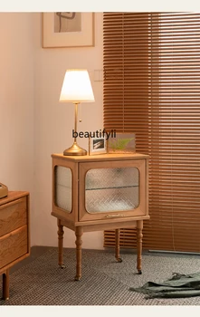  черный орех ретро из массива дерева настенный диван боковой шкаф средневековая мебель американский стиль буфет для хранения