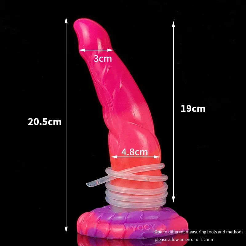 2023 Новый сквиртующий монстр фаллоимитатор светящийся в темноте анальный анальный тест силиконовые гибкие секс-игрушки для женщин и мужчин стимулятор простаты