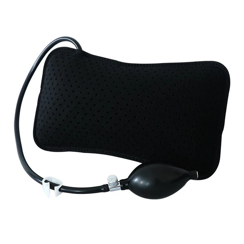 Надувная подушка для поддержки поясницы Портативная подушка для правильной осанки шеи и плеч Ортопедический дизайн для облегчения боли в спине