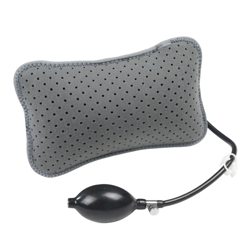 Надувная подушка для поддержки поясницы Портативная подушка для правильной осанки шеи и плеч Ортопедический дизайн для облегчения боли в спине